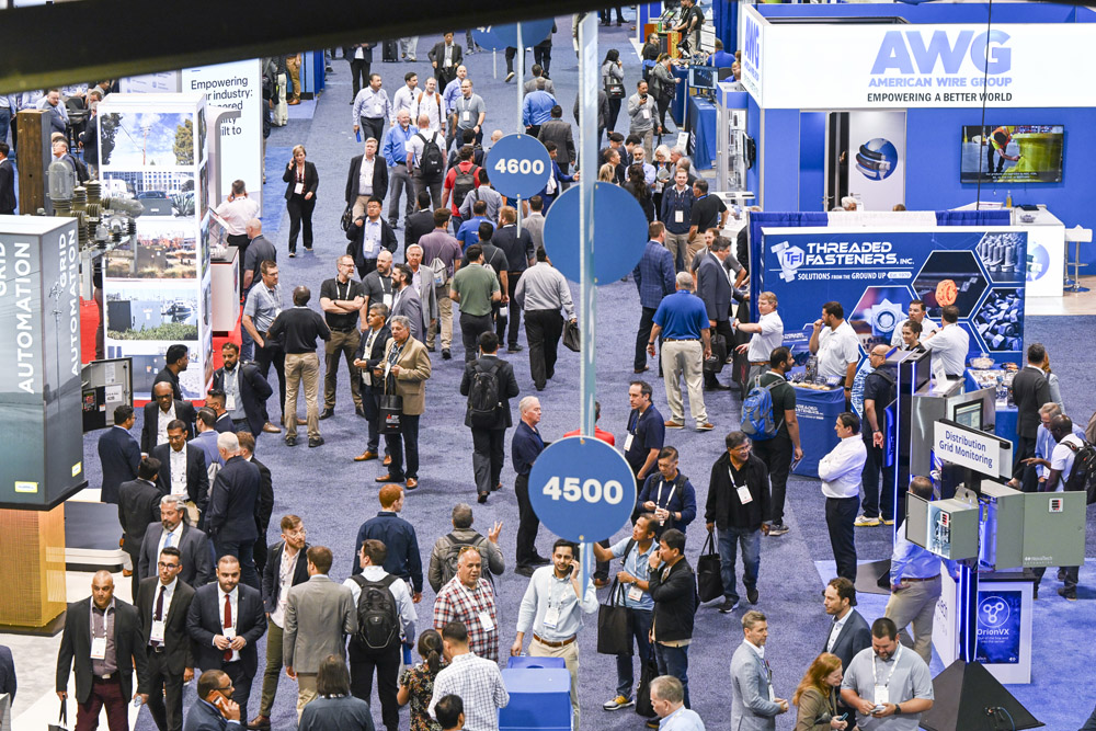 IEEE PES T&D Exhibit Hall Show Floor